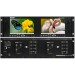 Marshall Electronics V-MD702-HDSDIx2 Dual 7" 3RU High Resolution Rack Mount Monitor with Two HD-SDI Inputs and Loop-Through