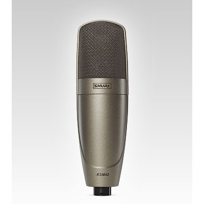 Shure KSM-42 Large Dual-diaphragm Cardioid Condenser Microphone for Studio