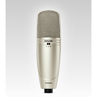 Shure KSM-44A Professional Multi-pattern (Cardioid, Omindirectional, bidirectional) Condenser Microphone