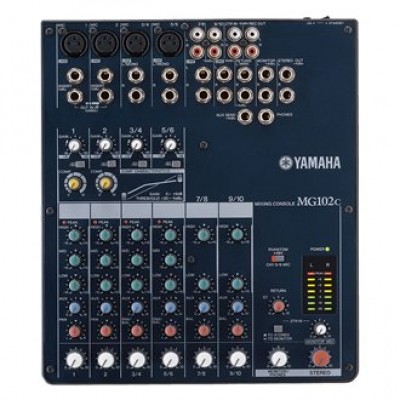 Yamaha MG-102C 10-Channels Professional Audio Mixer