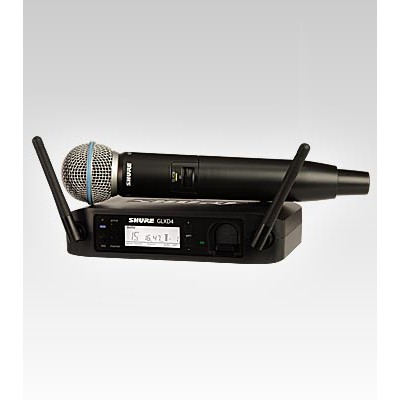 Shure GLXD24/BETA58A Digital Handheld UHF Wireless Microphone System