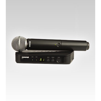 Shure BLX24/SM58 Handheld UHF Wireless Microphone System