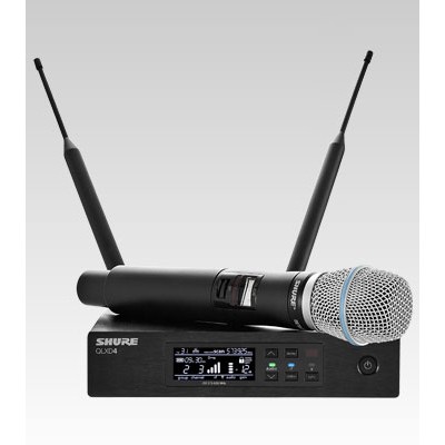 SHURE QLXD24/B87A Digital Handheld Wireless Microphone System